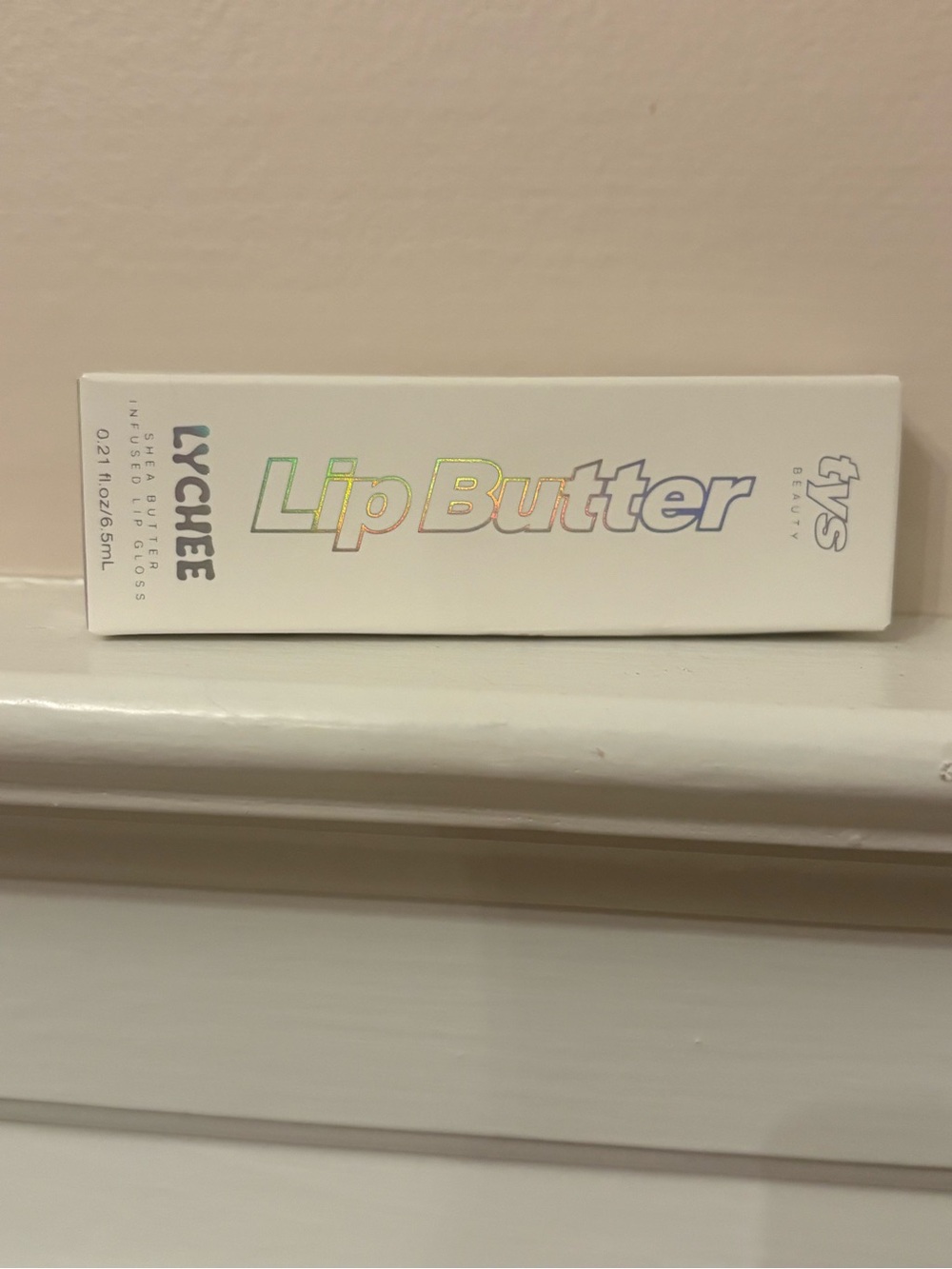New TYS Lip Butter in Lychee Lip Gloss Balm Clear Purple White Full Size